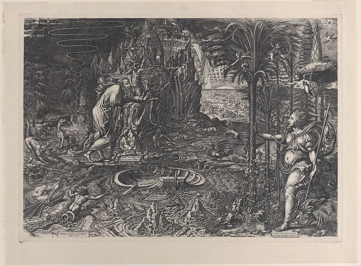The Dream of Raphael — Giorgio Ghisi