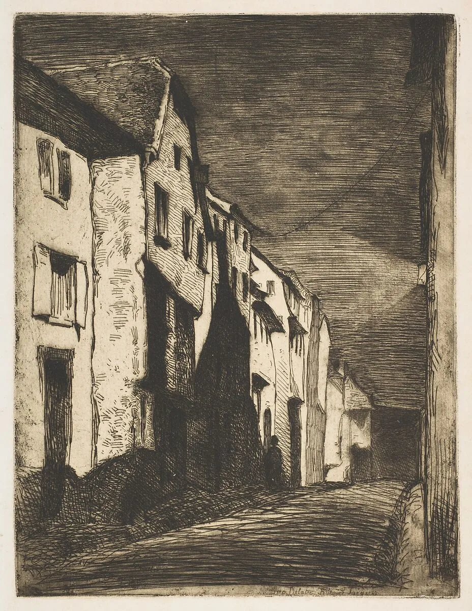 Street at Saverne — James McNeill Whistler