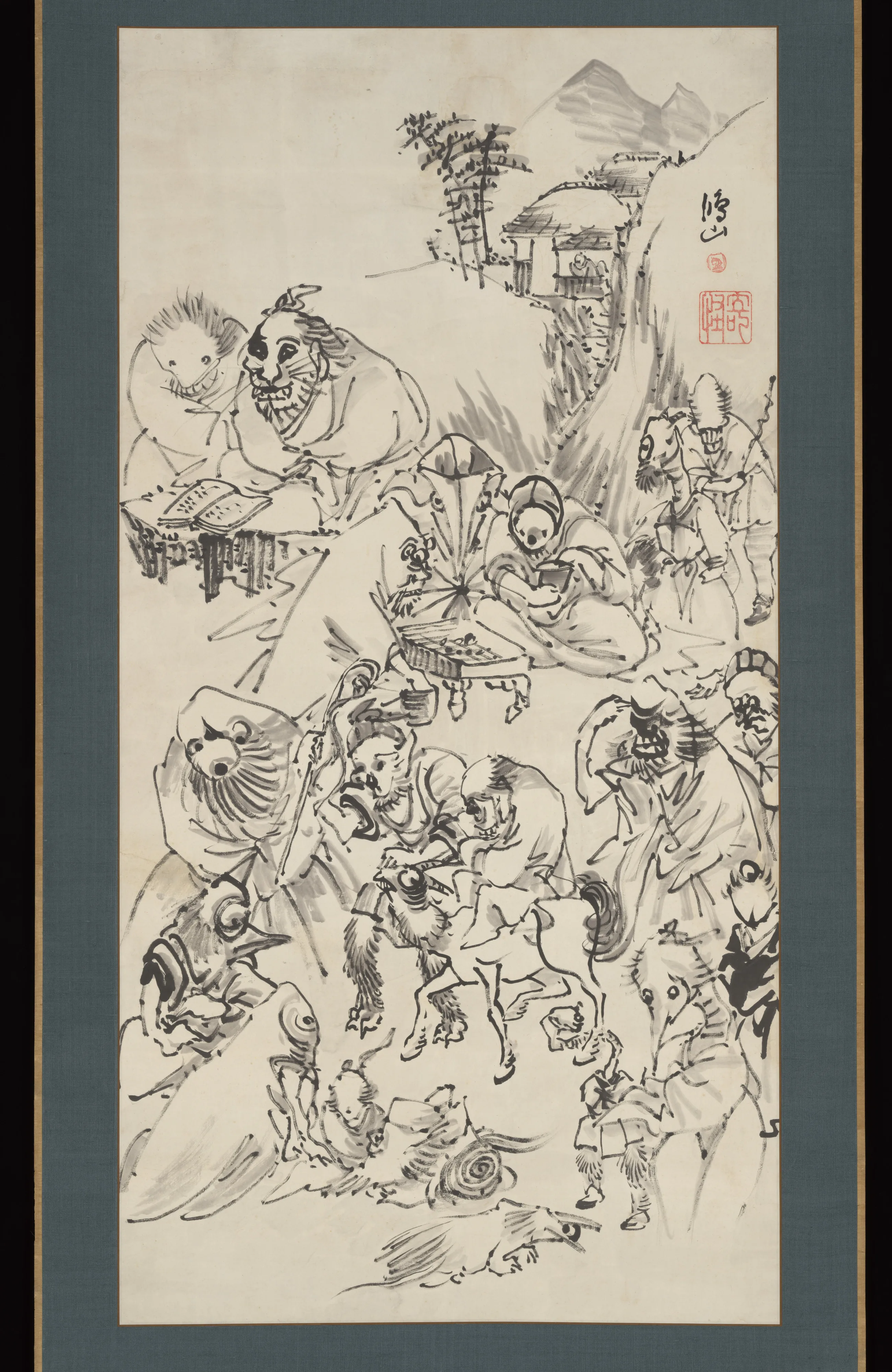 高井鴻山筆 妖怪図|Demons and Monsters — Takai Kōzan 高井鴻山
