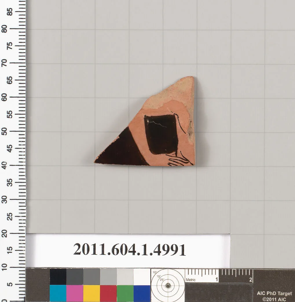 Terracotta fragment of a kylix (drinking cup) — Unknown