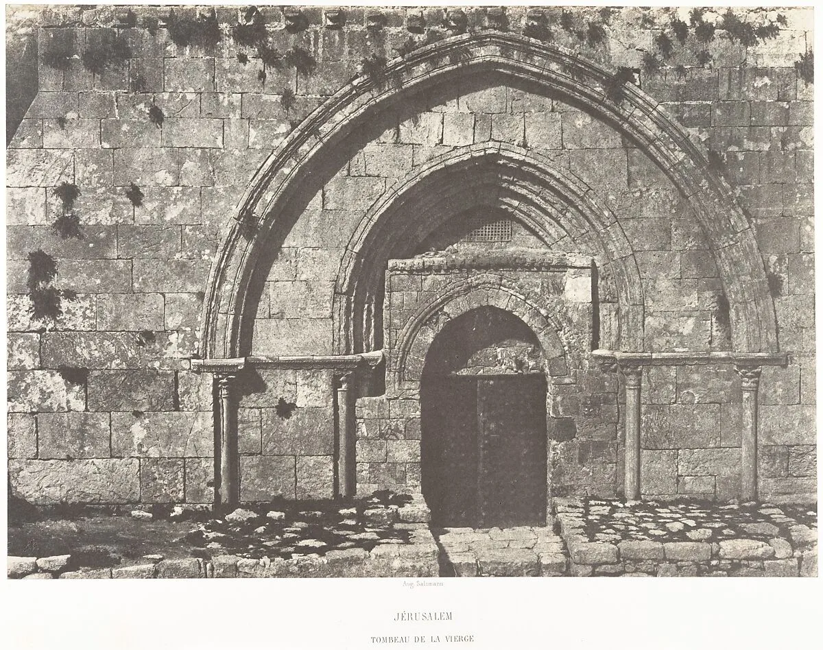Jérusalem, Tombeau de la Vierge — Auguste Salzmann|Imprimerie photographique de Blanquart-Évrard, à Lille