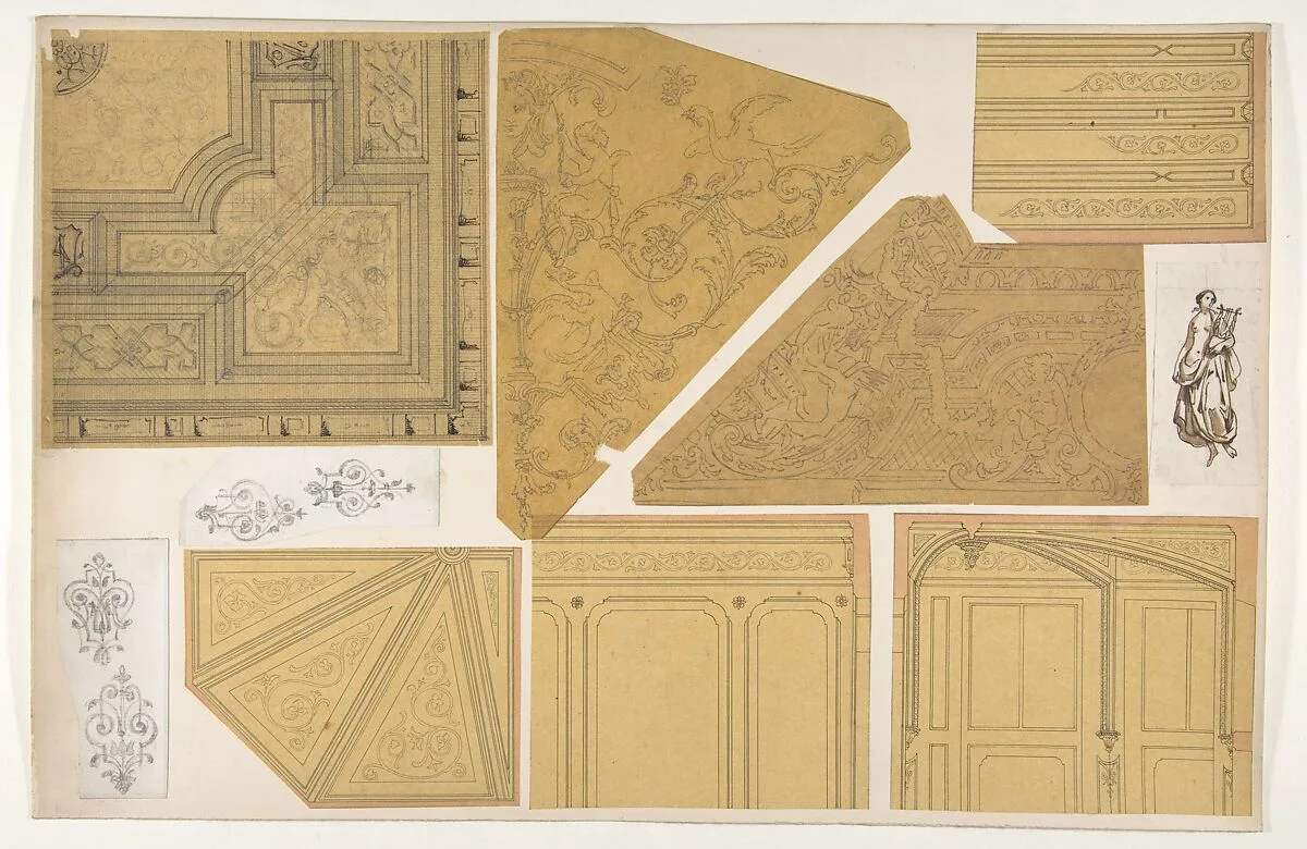 Ten designs for the decoration of interiors — Jules-Edmond-Charles Lachaise|Eugène-Pierre Gourdet
