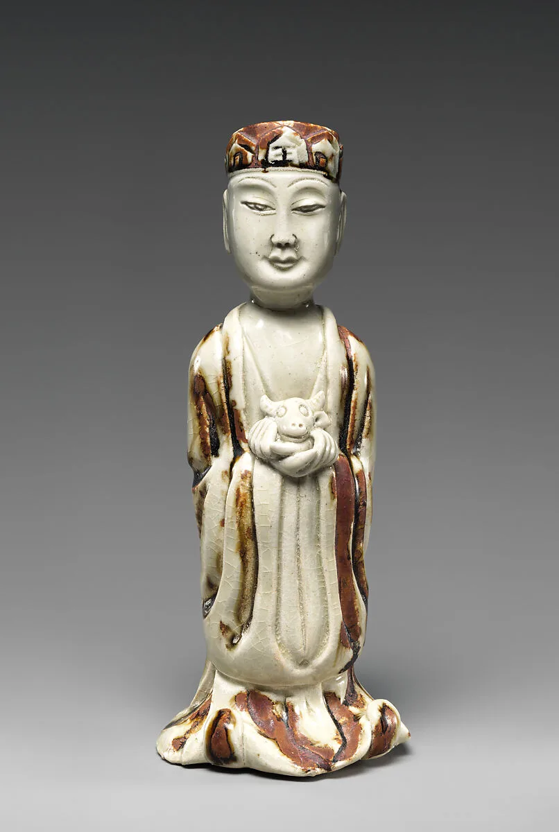 元 褐釉瓷生肖牛俑|Zodiac Figure of an Ox — Unknown
