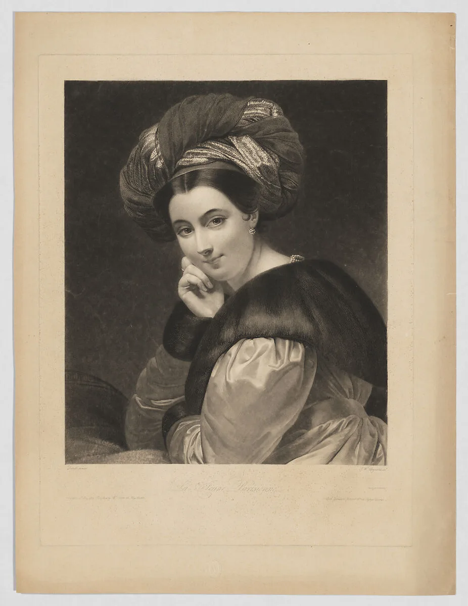 La Jeune Parisienne — Samuel William Reynolds, the elder|Claude-Marie Dubufe