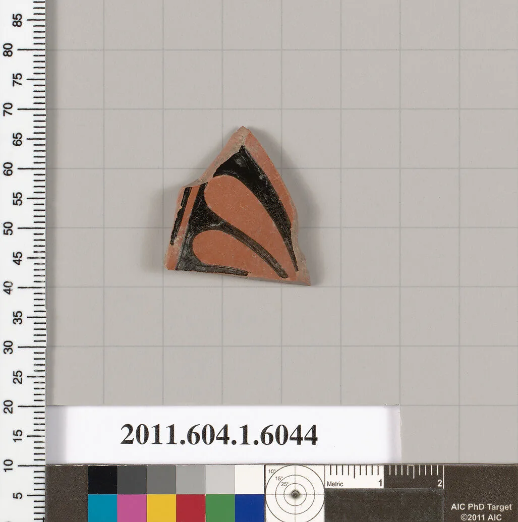 Terracotta fragment of a kylix (drinking cup) — Unknown