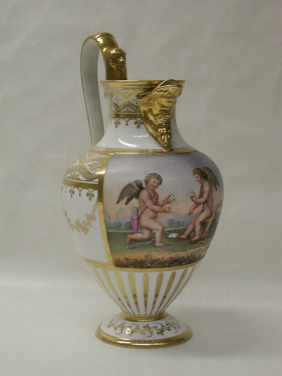 Chocolate pot (part of a service) — Royal Porcelain Manufactory, Naples