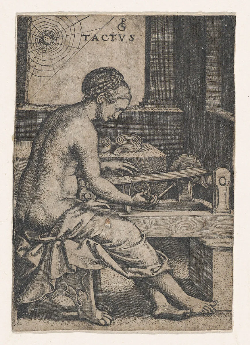 Touch (Tactus), from "The Five Senses" — Georg Pencz