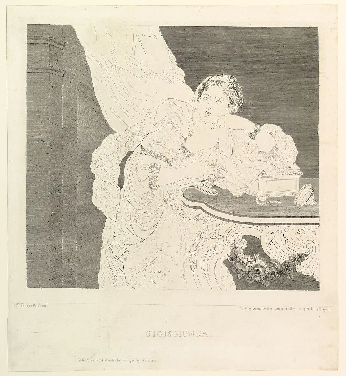 Sigismunda — William Hogarth|James Basire, the elder
