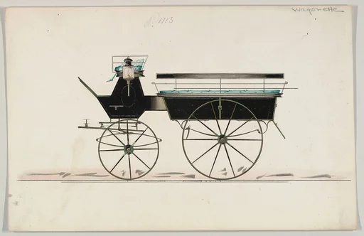 Design for Wagonette, no. 1113