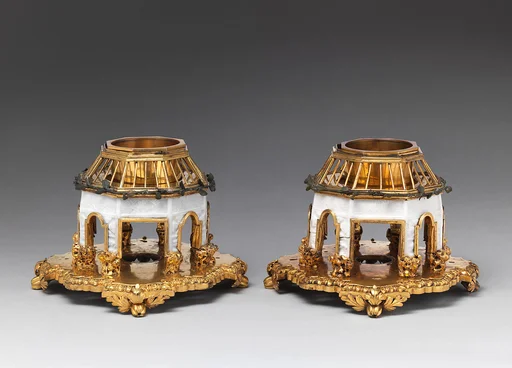 Pair of incense burners