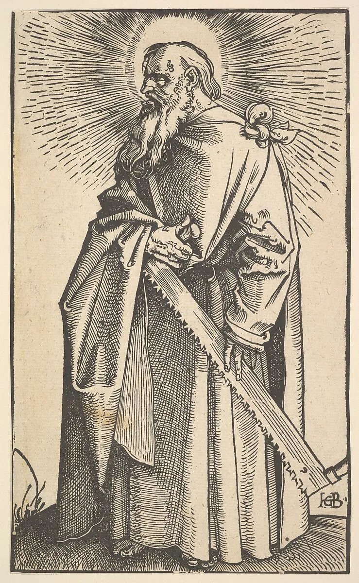 St. Simon from Christ and the Apostles — Hans Baldung (called Hans Baldung Grien)