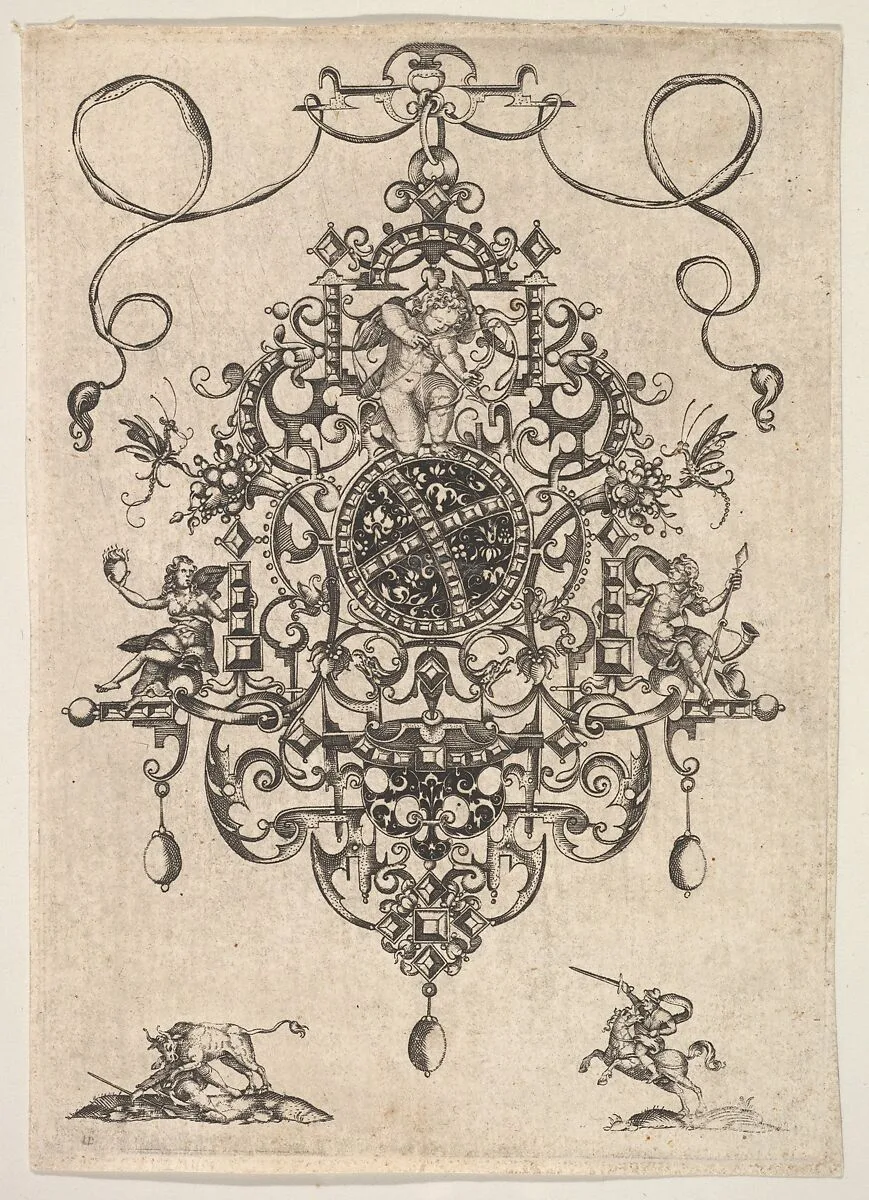 Design for a Pendant with Cupid — Master P.R.K