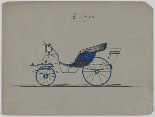 Design for Pony Phaeton, no. 3710
