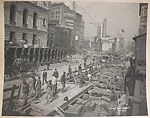[Construction of the Interborough Rapid Transit (IRT) Subway, New York City]