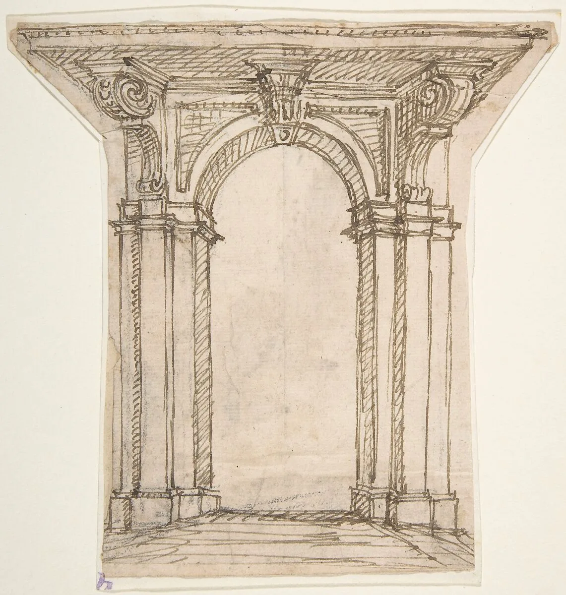 Design for an Entrance Portal — Giovanni Battista Foggini