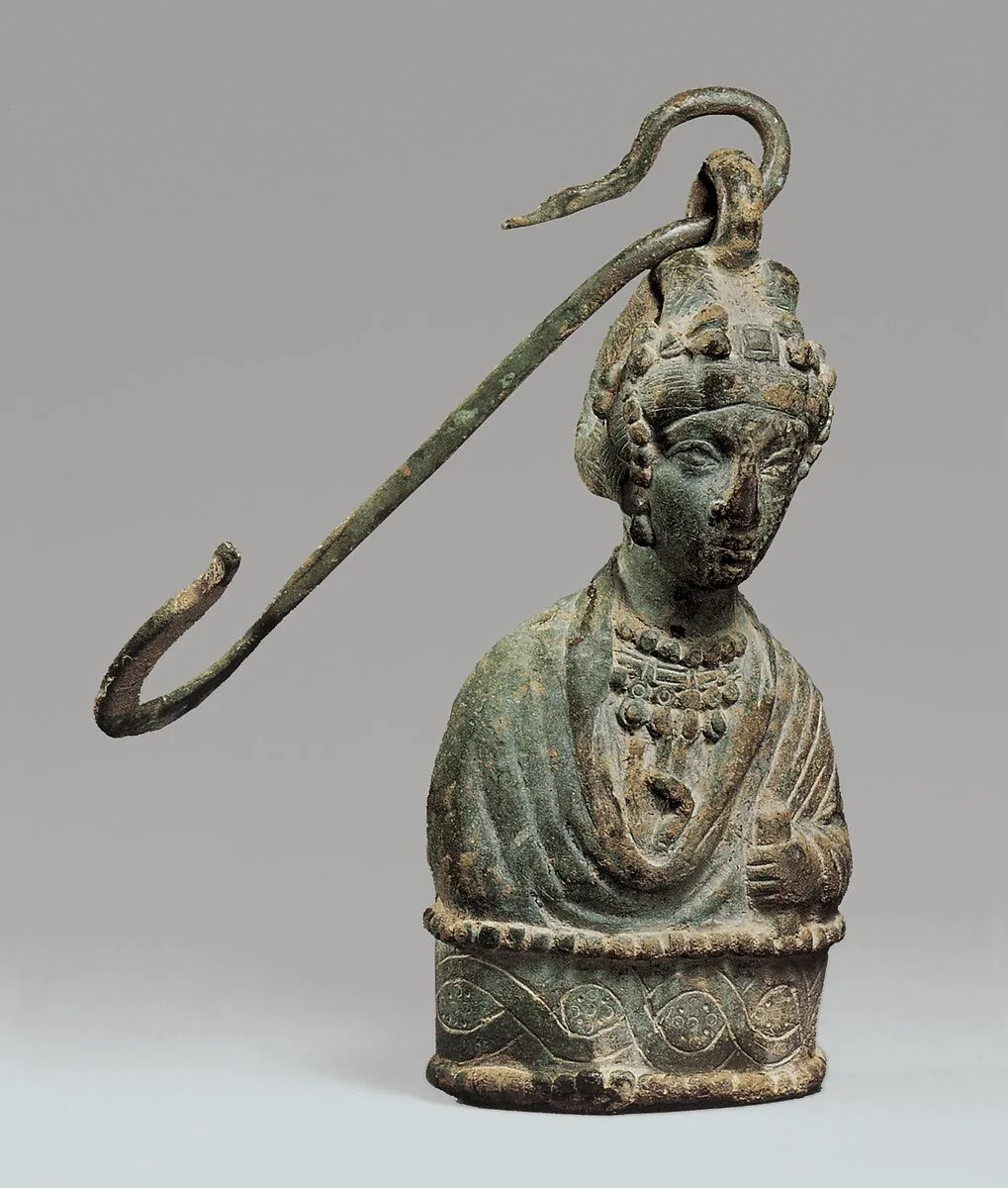 Steelyard Weight with a Bust of a Byzantine Empress and a Hook — Unknown