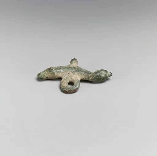 Bronze phallic amulet