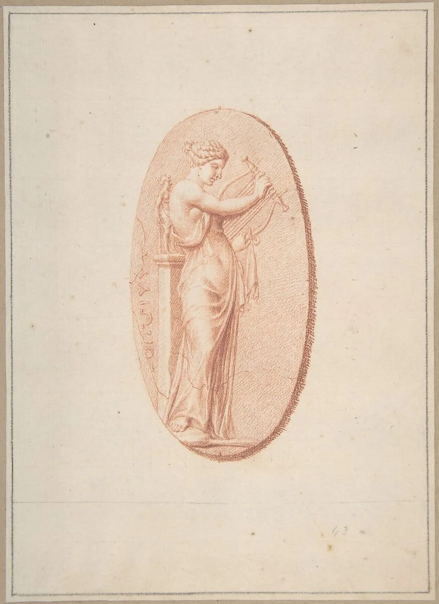A Muse — Bernard Picart