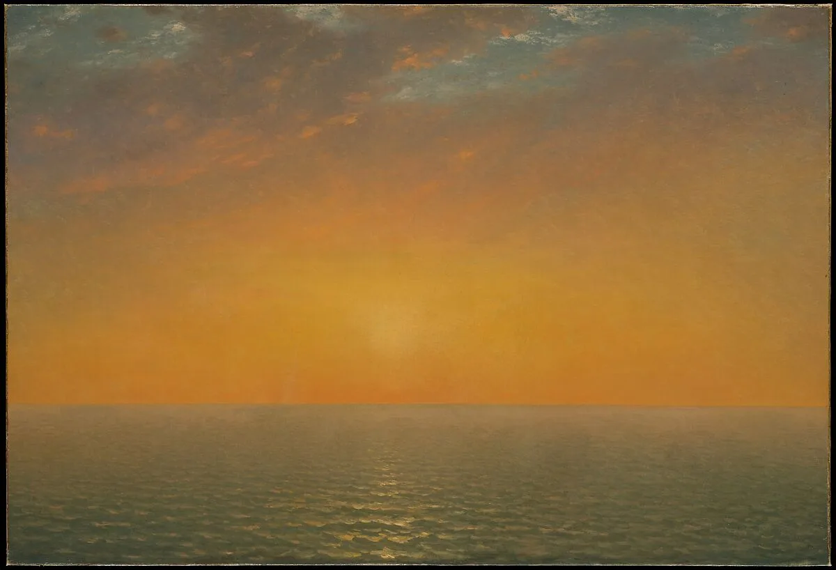 Sunset on the Sea — John Frederick Kensett