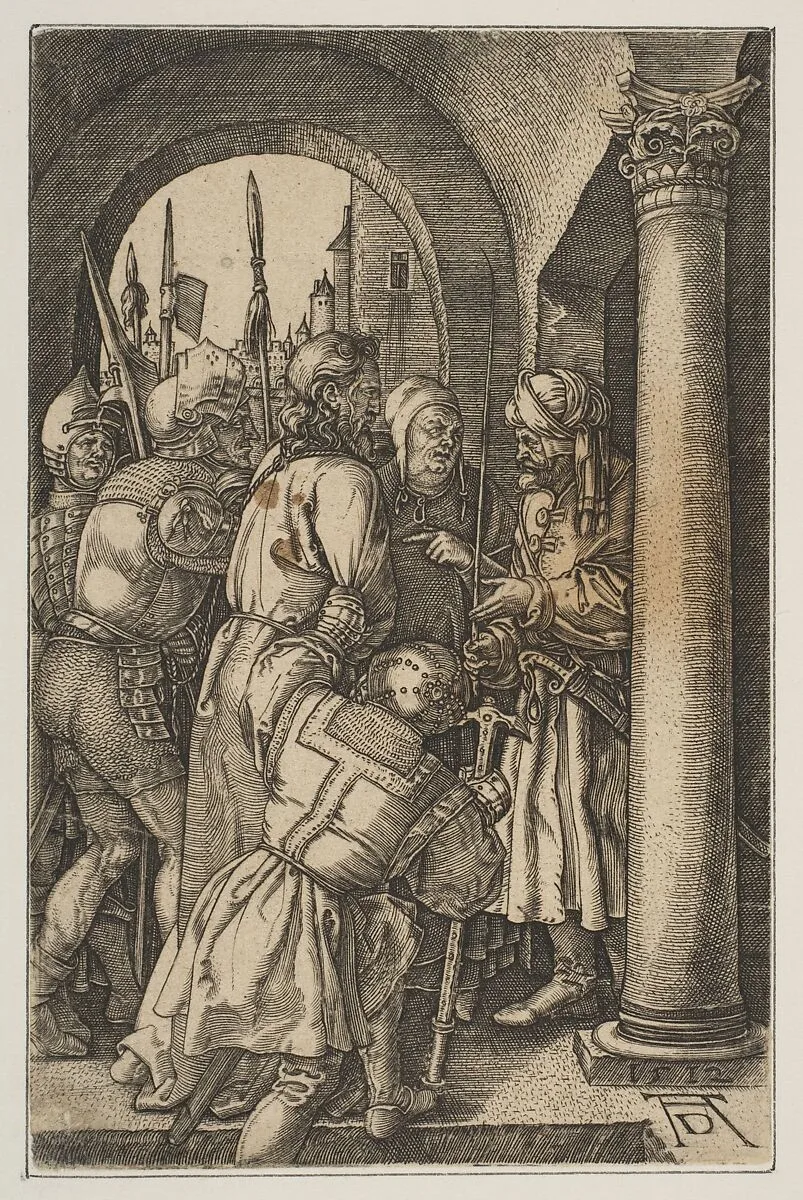 Christ before Pilate, from the Passion (copy) — Albrecht Dürer