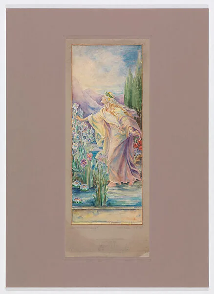Design for Window — Louis C. Tiffany|Tiffany Studios
