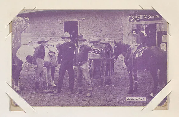 Neal Hart from Western Stars or Scenes Exhibit Cards series (W412) — Unknown