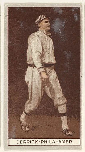 Derrick, Philadelphia, American League, from the Brown Background series (T207) for the American Tobacco Company