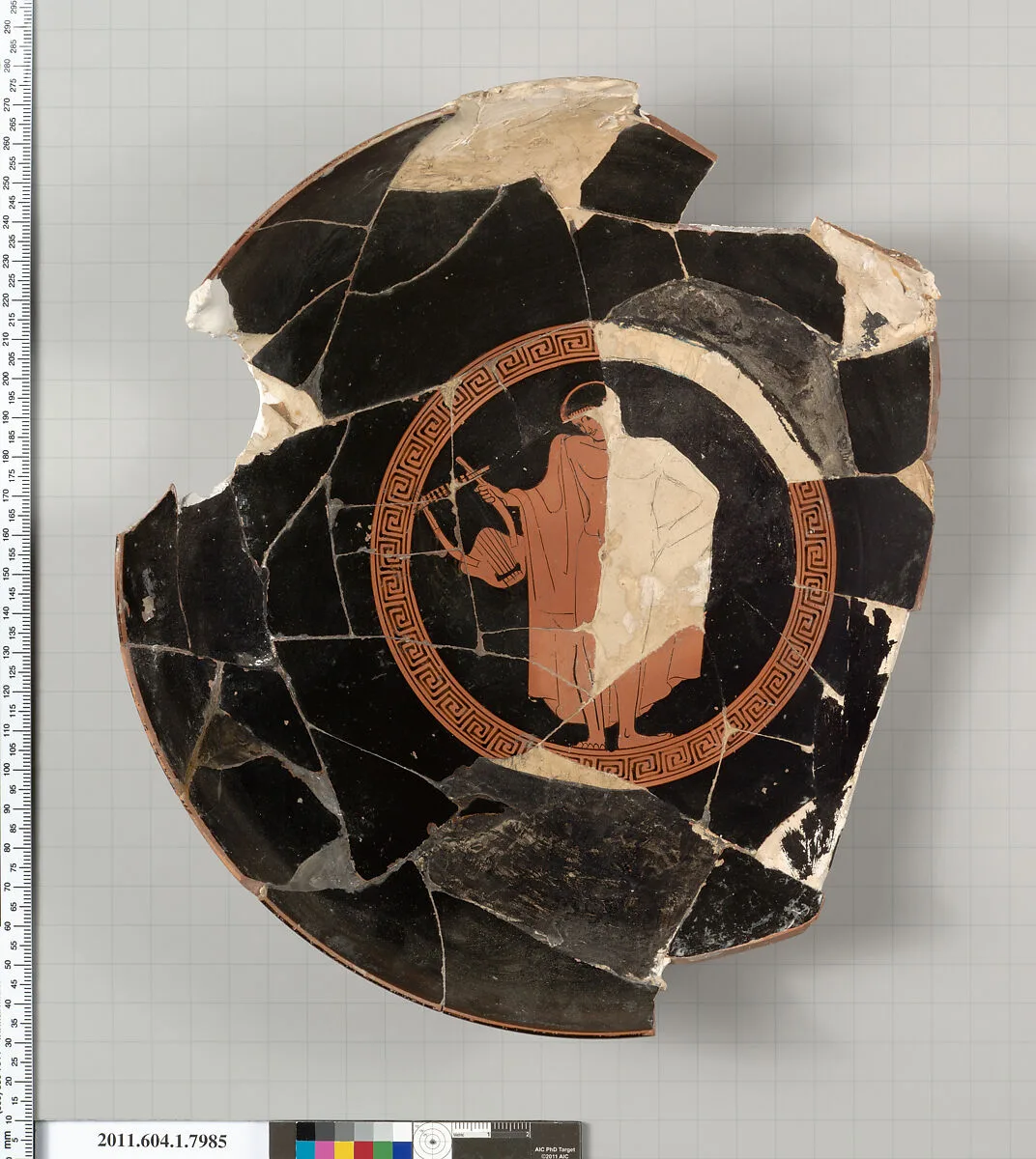 Terracotta fragment of a kylix (drinking cup) — Unknown
