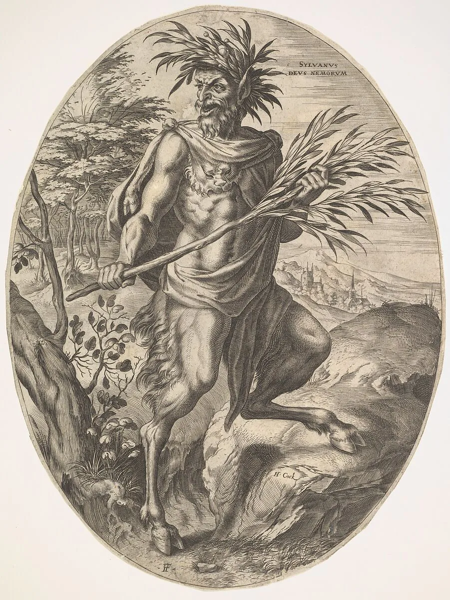 Sylvanus from The Rural Gods — Cornelis Cort|Frans Floris I|Hieronymus Cock