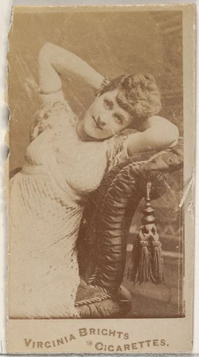 From the Actors and Actresses series (N45, Type 5) for Virginia Brights Cigarettes