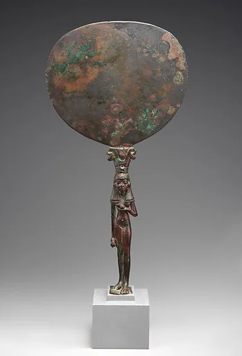 Caryatid Mirror Depicting a Young Girl