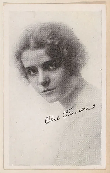 Olive Thomas from Kromo Gravure "Leading Moving Picture Stars" (W623) — Kromo Gravure Photo Company, Detroit, Michigan