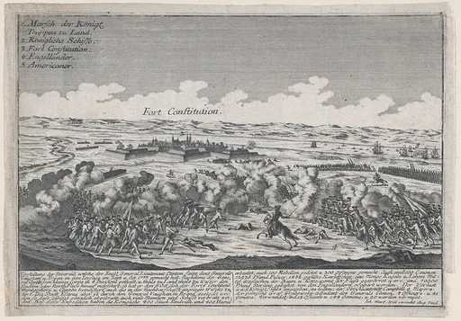 Attack on Fort Constitution, October 7, 1777