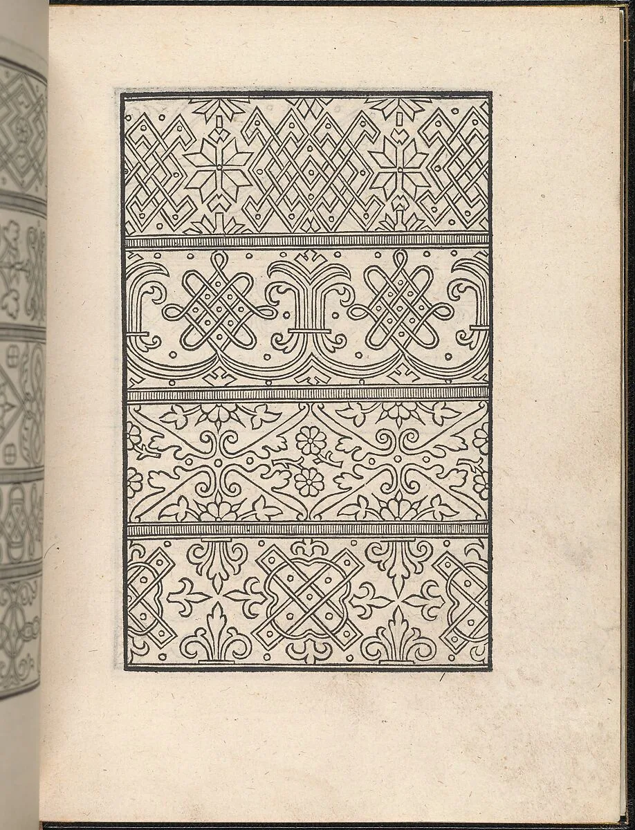Page from Ein new kunstlich Modelbuch...(Page 3r) — Peter Quentel
