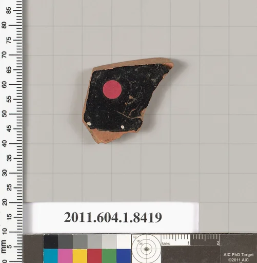 Terracotta fragment of a kylix (drinking cup)