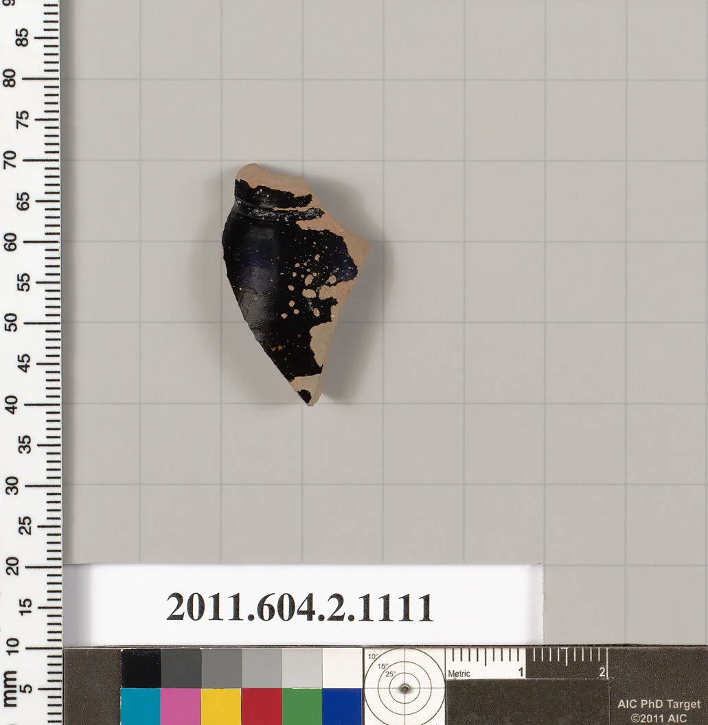 Terracotta fragment of a lekythos (oil flask) — Unknown