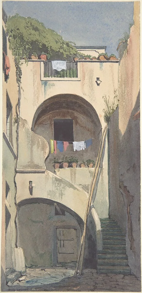 A House at Sorrento — Thomas Hartley Cromek