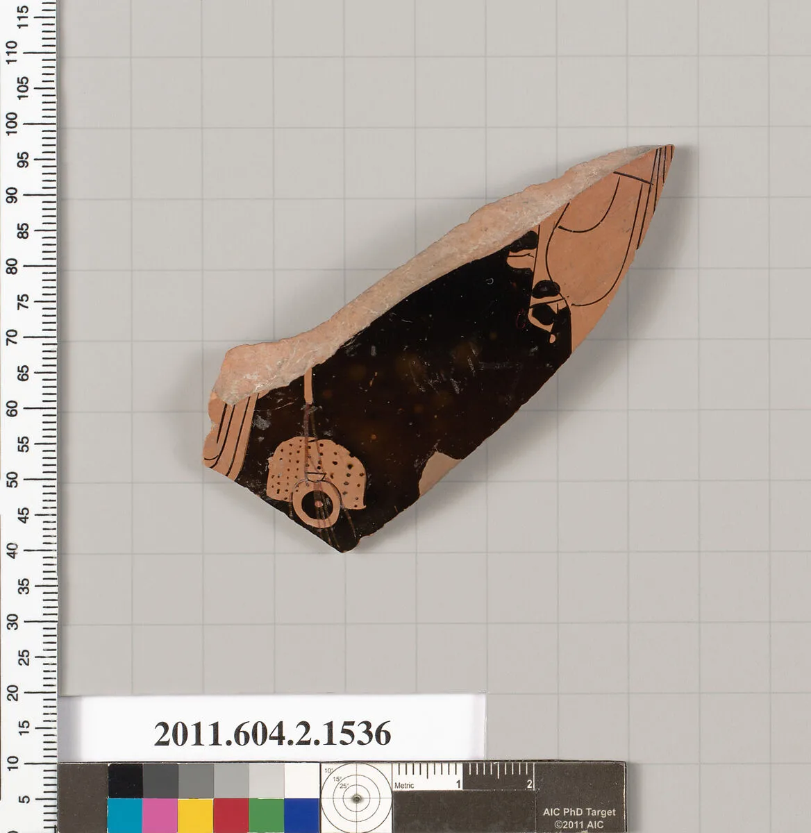 Terracotta fragment of a skyphos (deep drinking cup) — Unknown