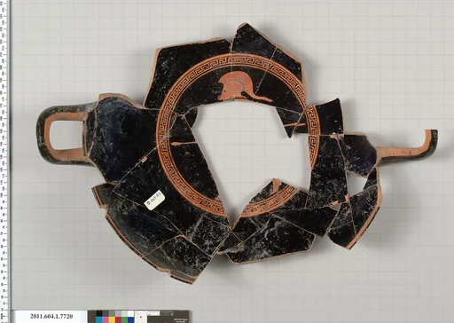 Terracotta fragment of a kylix (drinking cup)