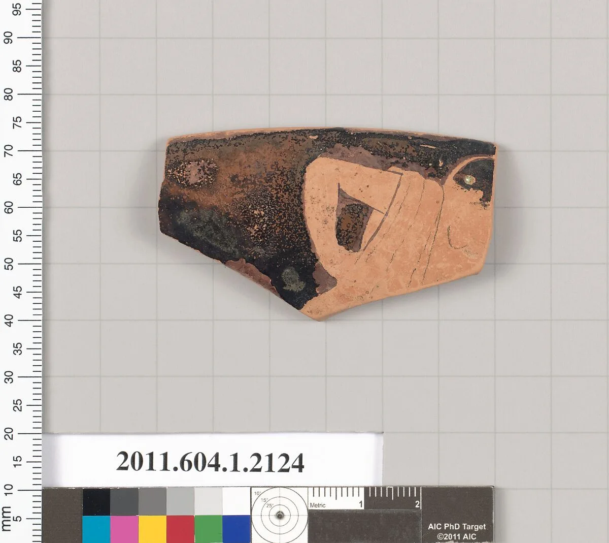 Terracotta rim fragment of a kylix (drinking cup) — Unknown