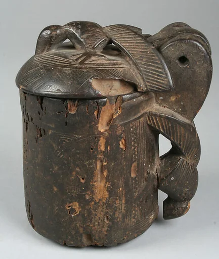 Lidded Vessel: Birds