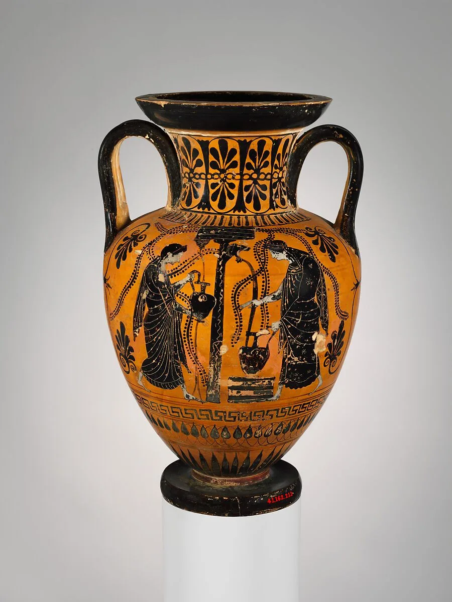 Terracotta neck-amphora (jar) — Unknown