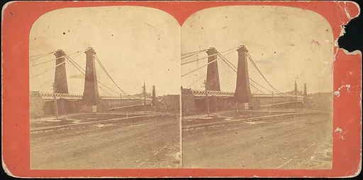 [Group of 23 Stereograph Views of Railroad Bridges]