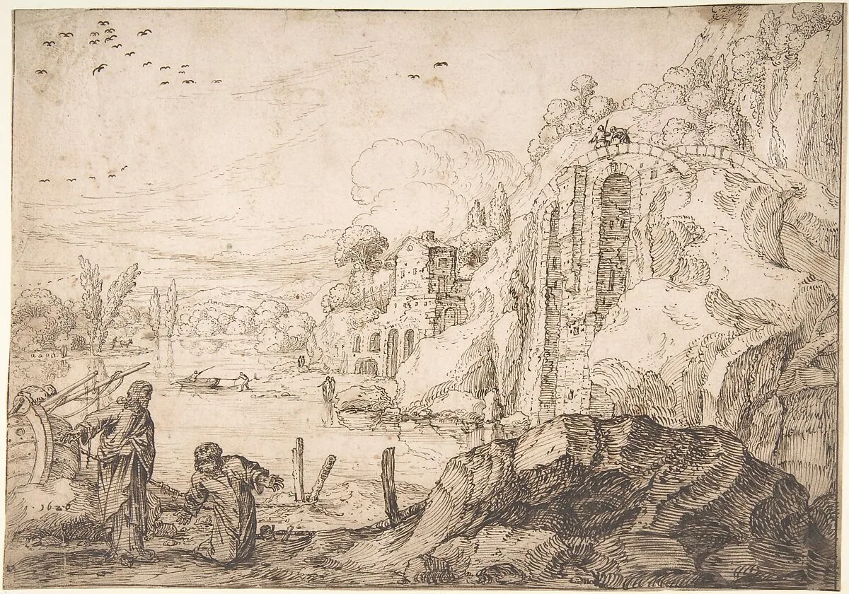 Landscape with the Calling of St. Peter — Jacob Pynas
