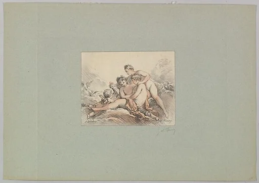 Three Young Women and Cupid