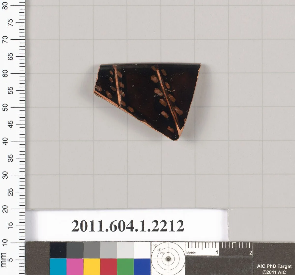 Terracotta rim fragment of a kylix (drinking cup) — Unknown