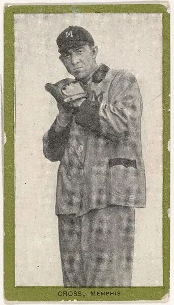 Cross, Memphis, from the Baseball Players (Green Borders) series (T211) issued by Red Sun Cigarettes — Red Sun Cigarettes