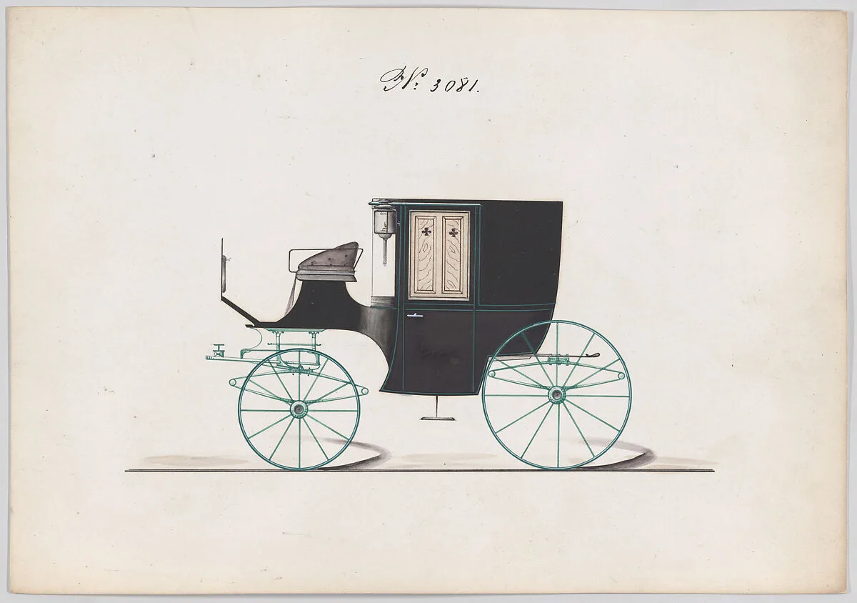 Design for Coupé, no. 3081 — Brewster & Co.