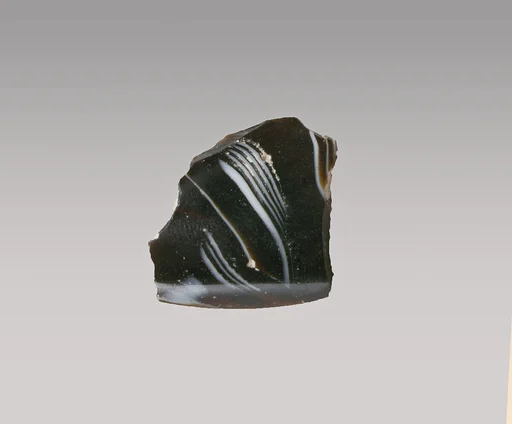 Glass mosaic fragment