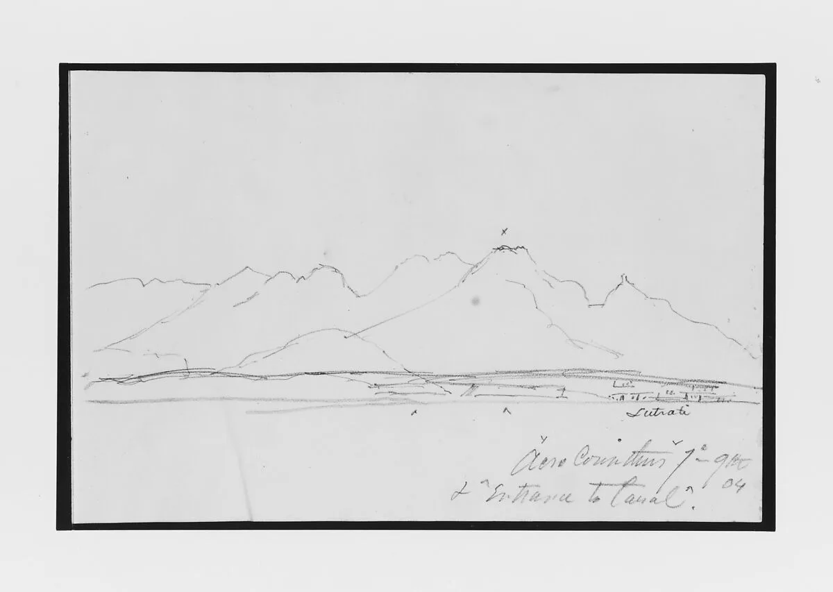 Entrance to Canal (from Sketchbook) — Mary Newbold Sargent